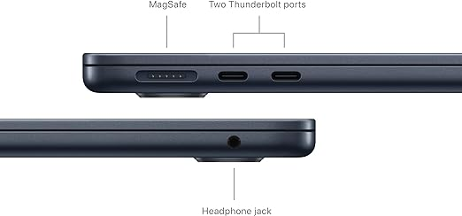 Máy tính xách tay Apple MacBook Air 13 inch 2024 với chip M3: Được xây dựng cho Apple Intelligence, Màn hình Liquid Retina 13,6 inch, Bộ nhớ hợp nhất 8GB, Bộ nhớ SSD 256GB, Bàn phím có đèn nền, Touch